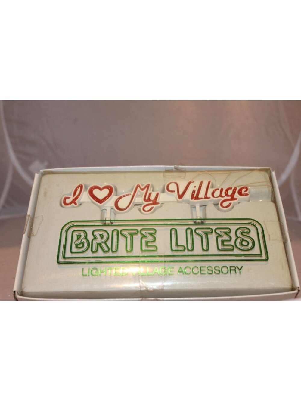 Dept 56  Village Accessories - Brite Lites - I Love My Village